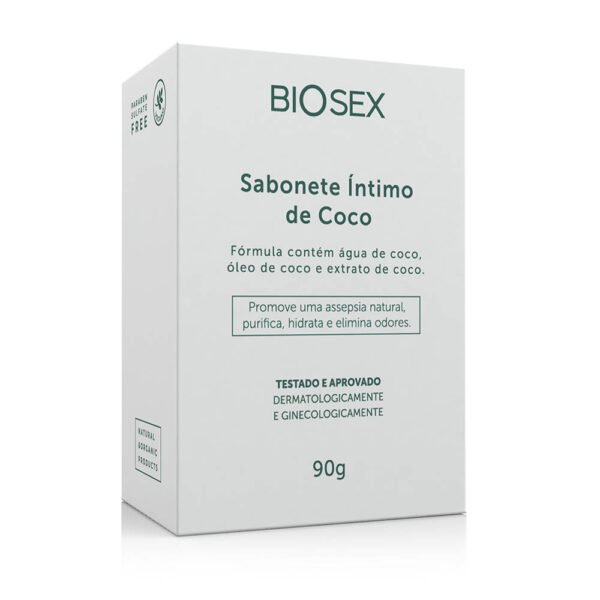 Sabonete Íntimo em Barra Coco Biosex - 90 g