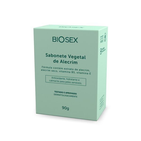 Sabonete em Barra Vegetal Alecrim Biosex - 90 g
